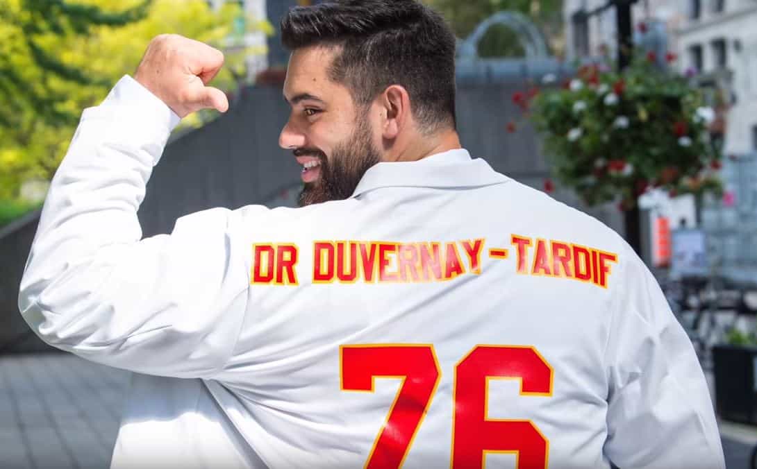 Kansas City Chiefs lineman Laurent Duvernay-Tardif will be on the line in a different field, opting out of the 2020 NFL season to fight covid