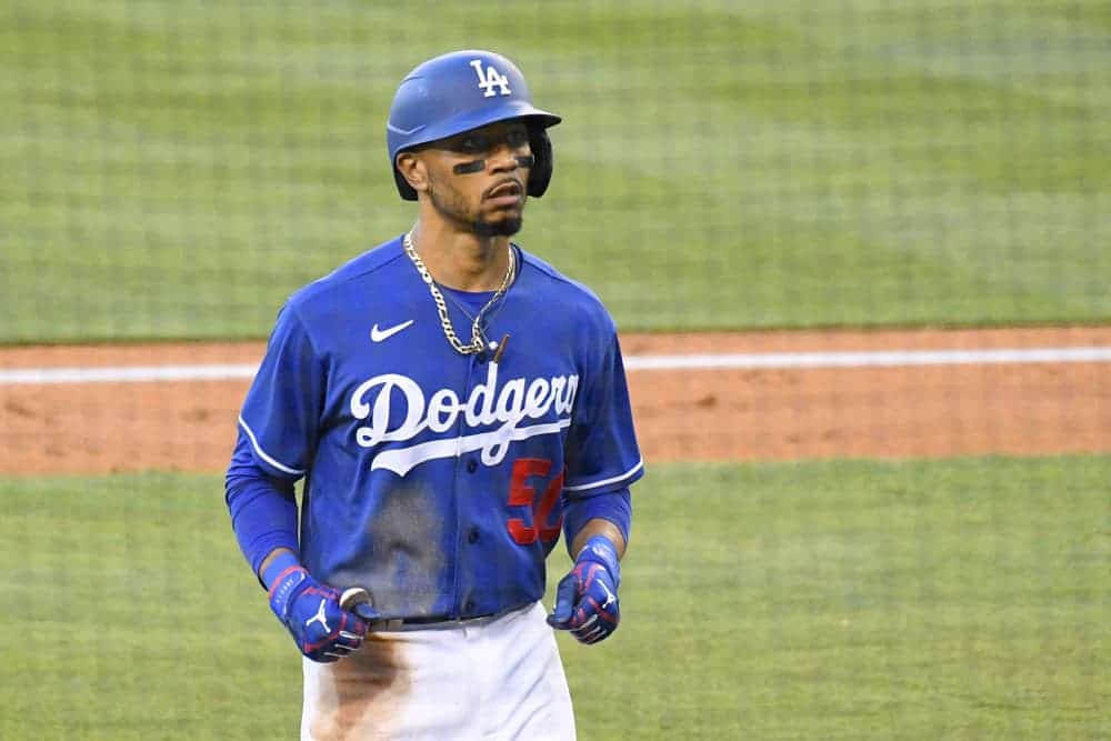 Best MLB bets today player props betting picks predictions odds lines parlays MLB playoffs NLDS Dodgers vs Giants Mookie Betts over/under strikeouts total bases free expert advice tips strategy