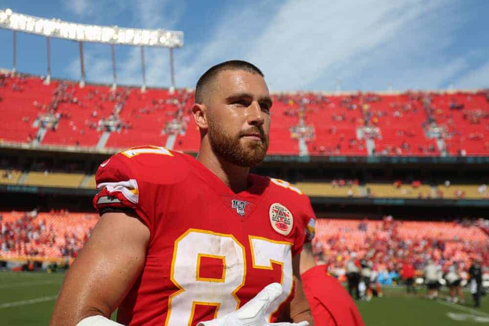 After Travis Kelce walked it off for the Chiefs in last weekend's Divisional Round of the playoffs, many are wondering about his longtime girlfriend, Kayla Nicole
