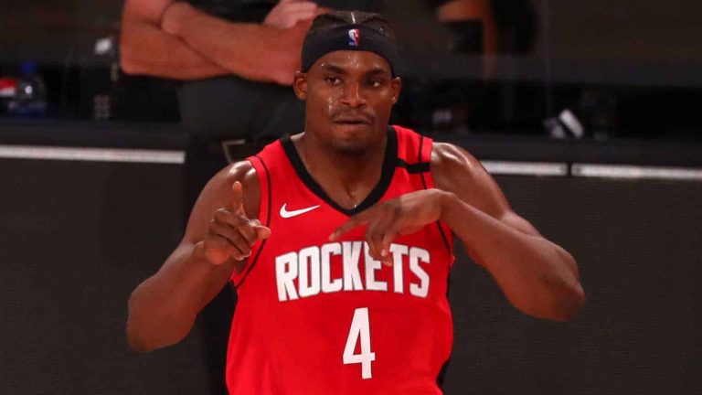 Danuel House Jr.'s status for the rest of the Lakers - Rockets Playoffs series is in question due to a bubble rule violation.