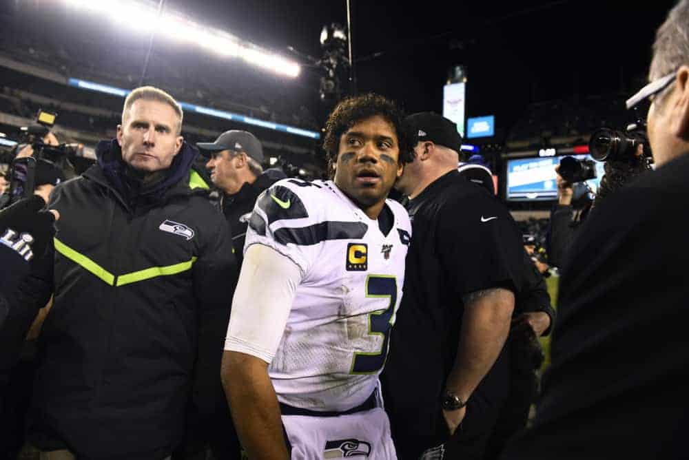Seattle Seahawks quarterback Russell Wilson speaks on all the reports of him wanting out over the offseason