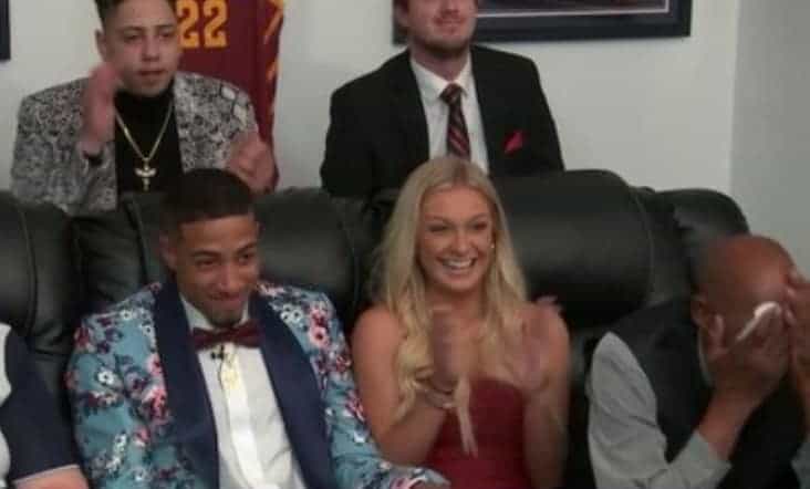 NBA Draft lottery pick Tyrese Haliburton and his girlfriend Jade Jones