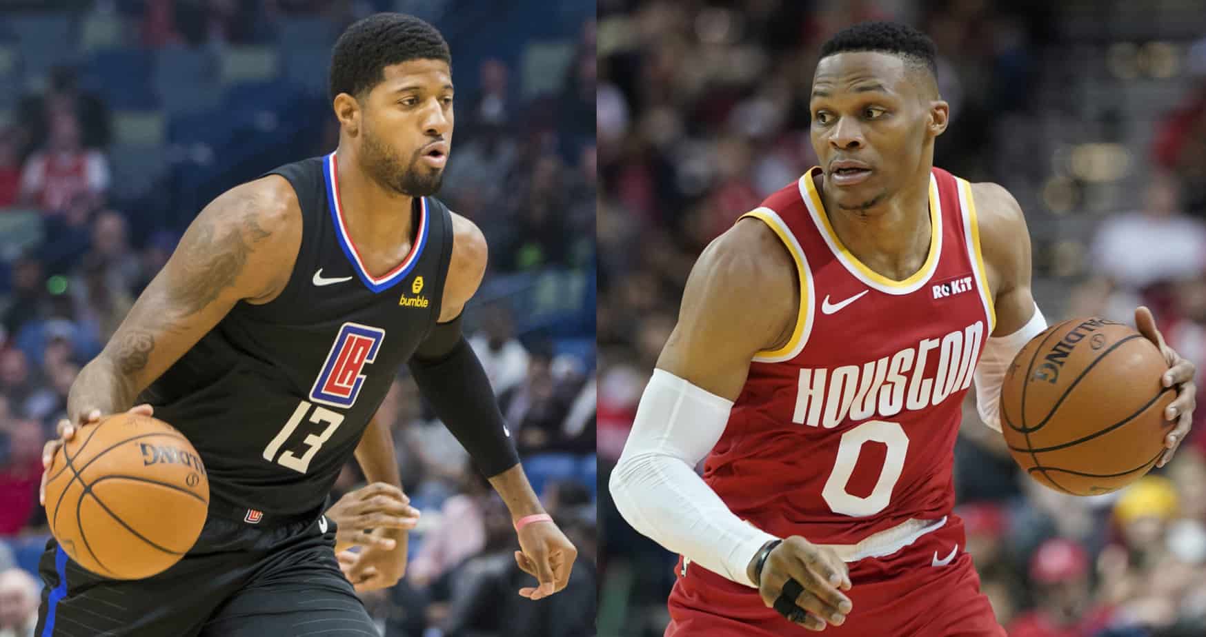 Are Paul George and Russell Westbrook trading places?