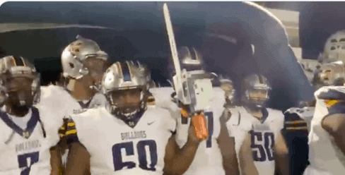 The Mississippi Gulf Coast Bulldogs tried to bring a chainsaw on the field
