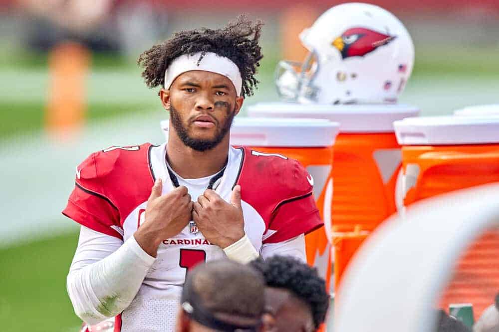 Former Arizona Cardinals receiver Larry Fitzgerald speaks on Kyler Murray removing all ties to the team from his Instagram account earlier in the week