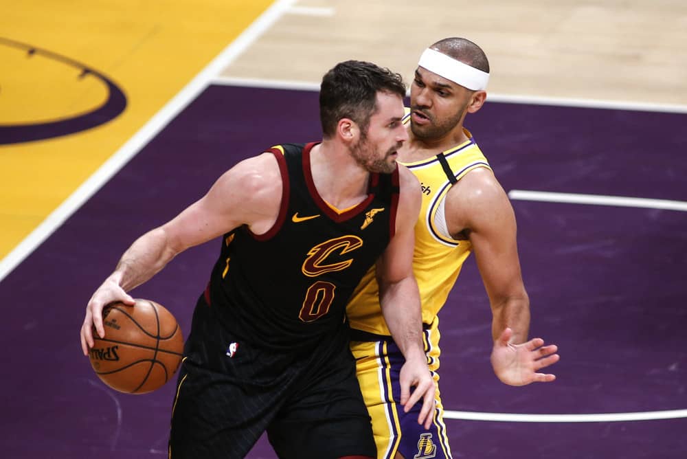 NBA Daily Fantasy DFS DraftKings FanDuel fantasy basketball lineups rosters advice 2021 Yahoo ESPN CBS Kevin Love free expert projections predictions ownership value plays GPP tournament lineup optimizer today tonight