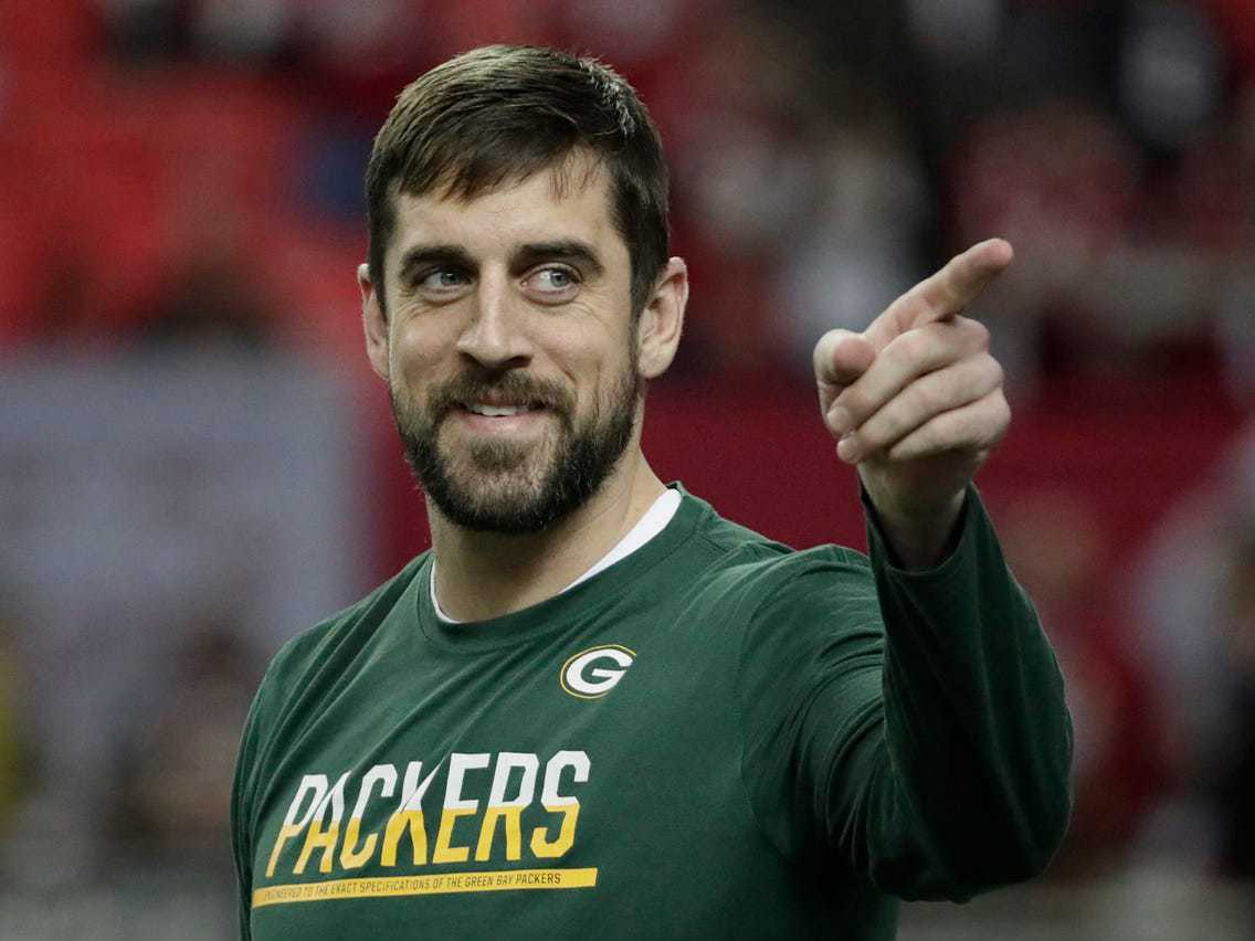 Green Bay Packers quarterback Aaron Rodgers MVP candidate