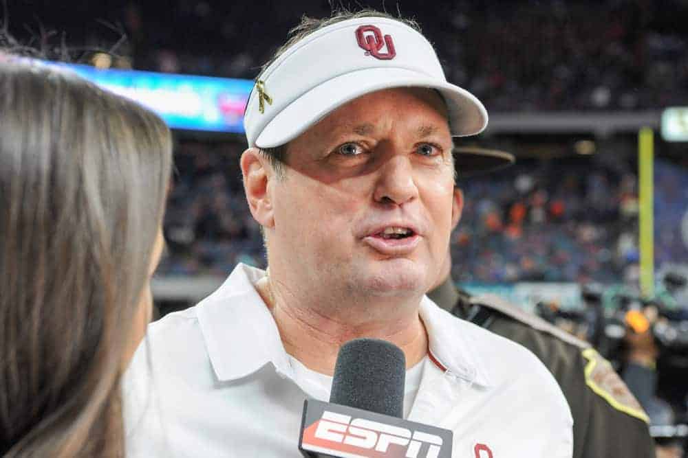 Legendary Oklahoma head coach Bob Stoops shared his reaction when he was told that Lincoln Riley was leaving the program for the USC Job