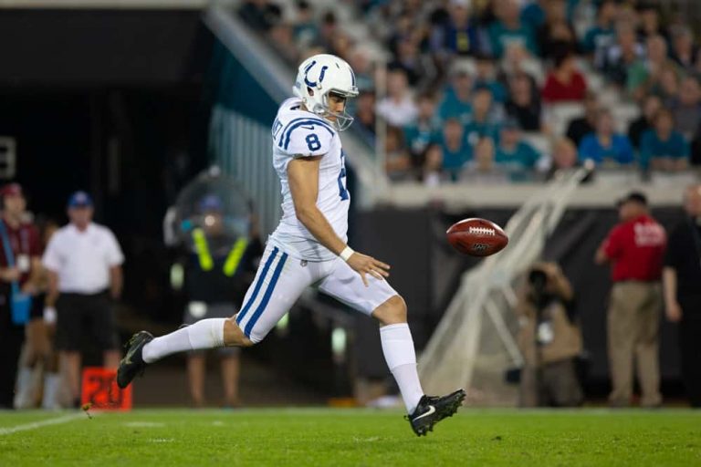 NFL Punter Rigoberto Sanchez of the Indianapolis Colts