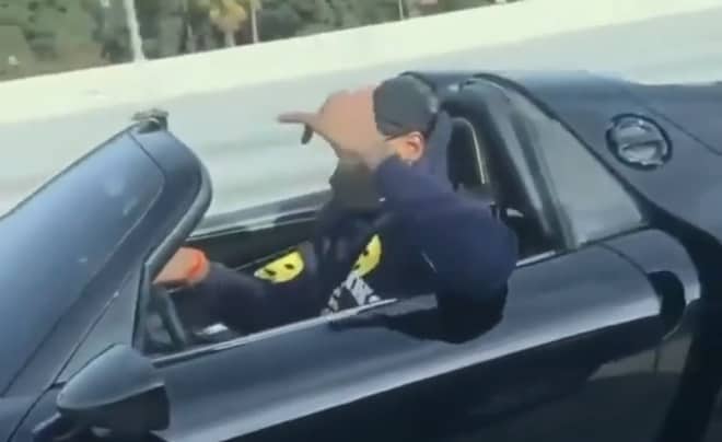 NBA star lebron james drives a car because people like celebrities driving