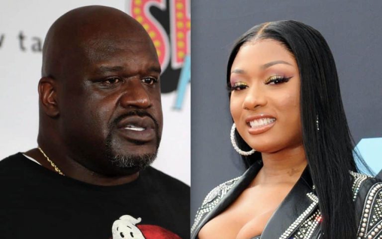 Shaq denial. Shaquille O'Neal says he wasn't hitting on Megan Thee Stallion. Do we believe Shaq?