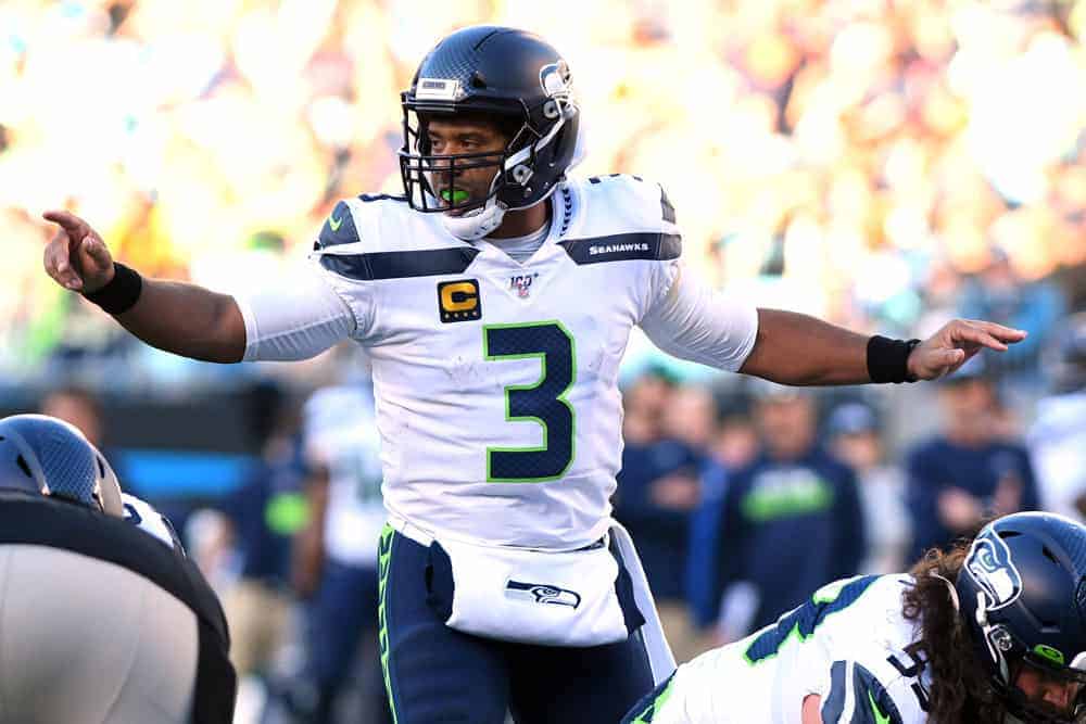 DraftKings Tiers NFL DFS picks Russell Wilson free expert optimal lineup optimizer projections rankings