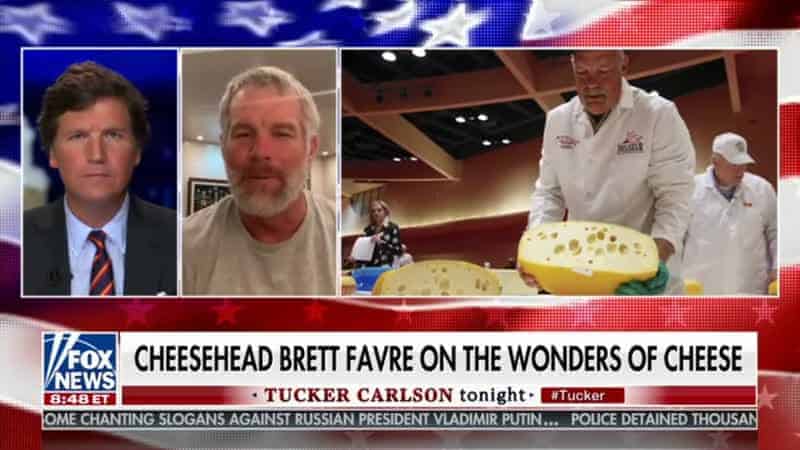 Brett Favre Went On Tucker Carlson To Talk About Cheese Side Action 