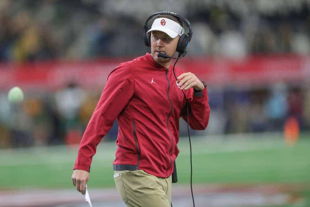 USC head coach Lincoln Riley was mocked all over the web after claiming that he never took players from Oklahoma when he left after the season