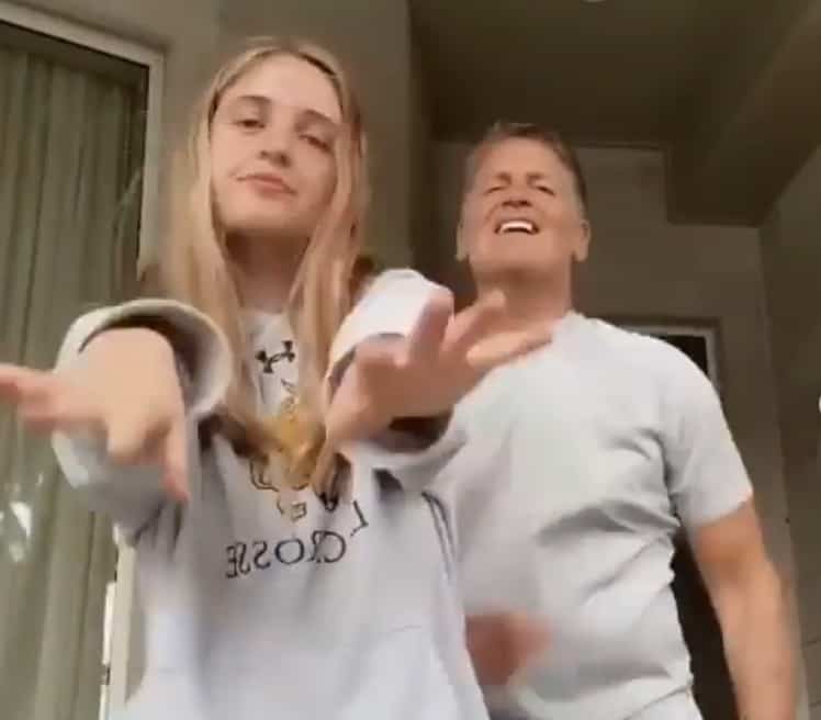 Mark Cuban Being A Girl Dad With His Daughter On Tiktok Side Action
