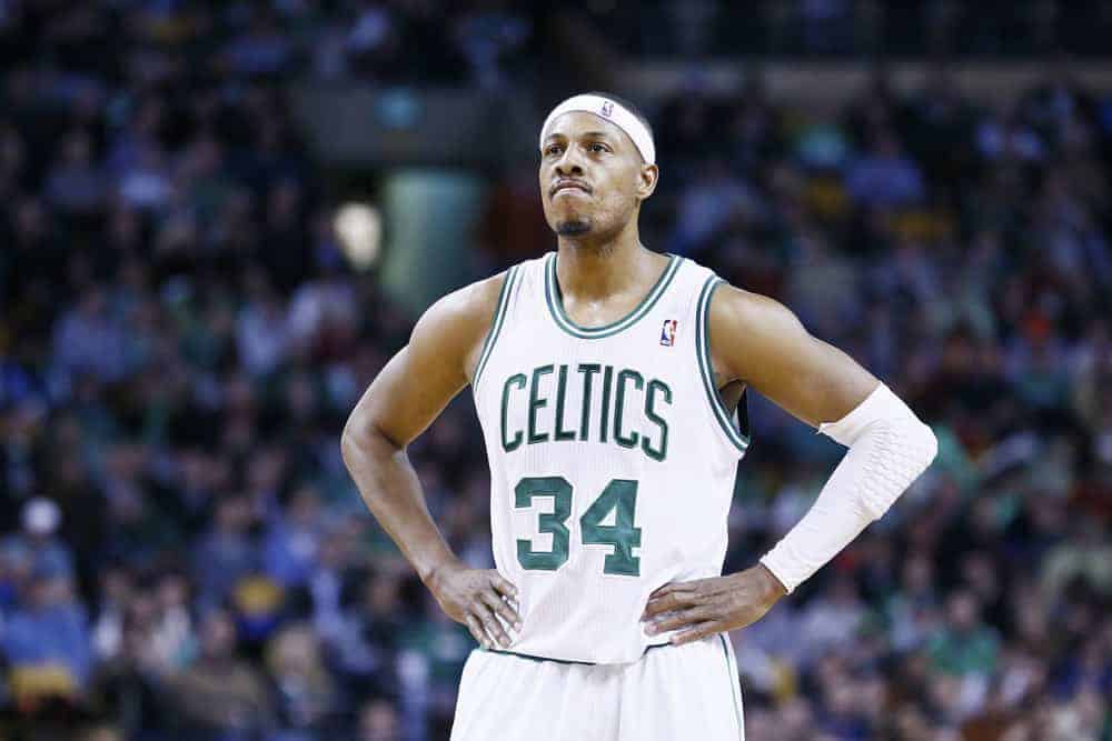 A video of a seemingly hammered Paul Pierce harassing a cocktail waitress at a poker table is making it's way through social media as fans react