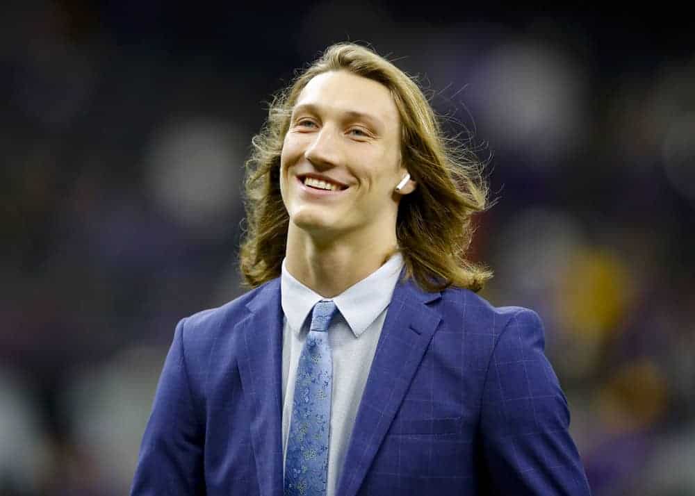 Fantasy Football Rankings Top 5 Rookie QBs to draft in 2021 based on Awesemo expert projections Trevor Lawrence Justin Fields