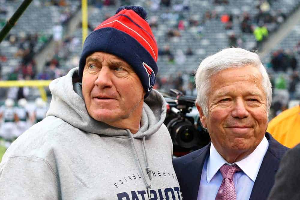 According to a former player, Robert Kraft told Bill Belichick that he better win a Super Bowl without Tom Brady after letting the QB out the door
