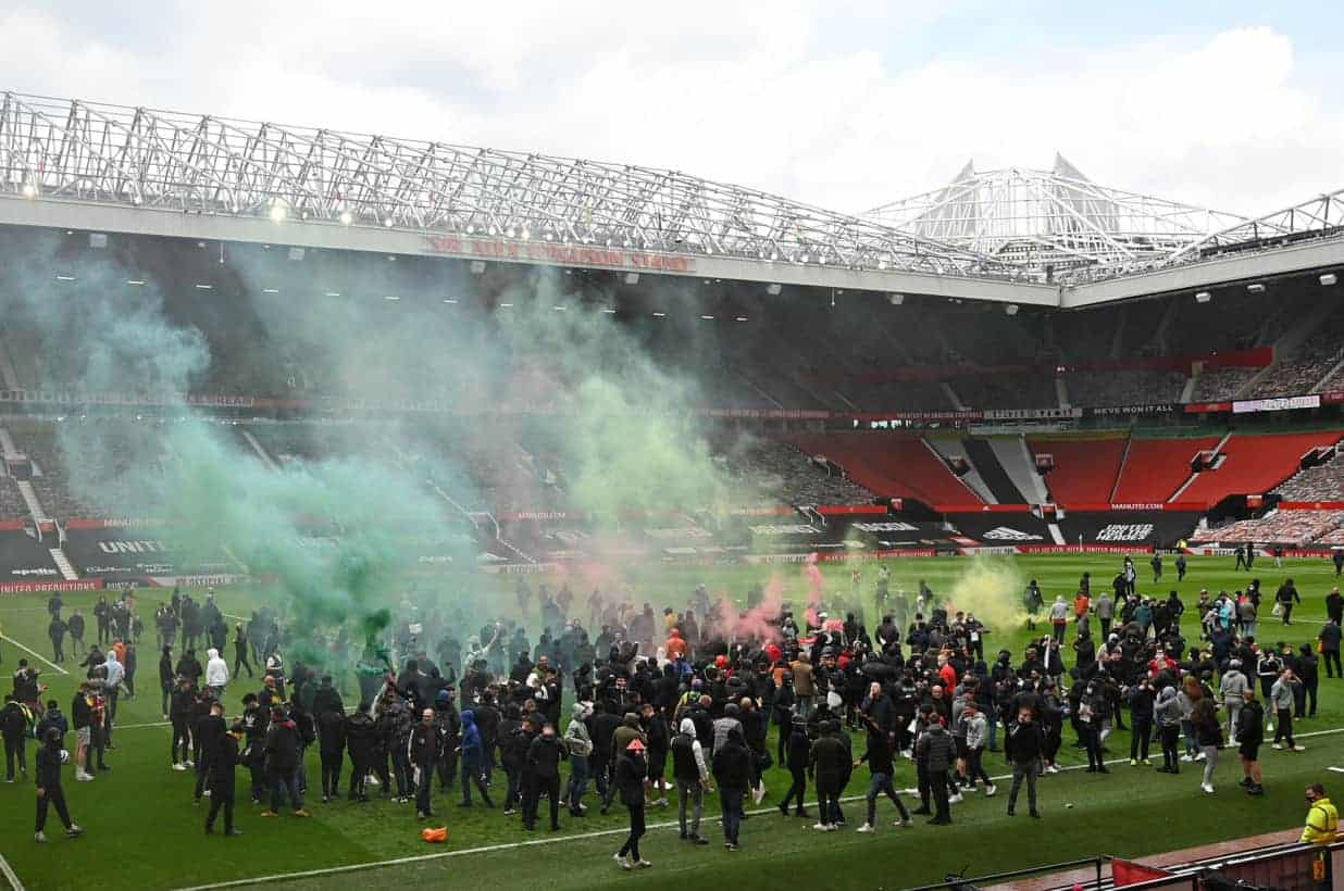 Manchester United protests Old Trafford