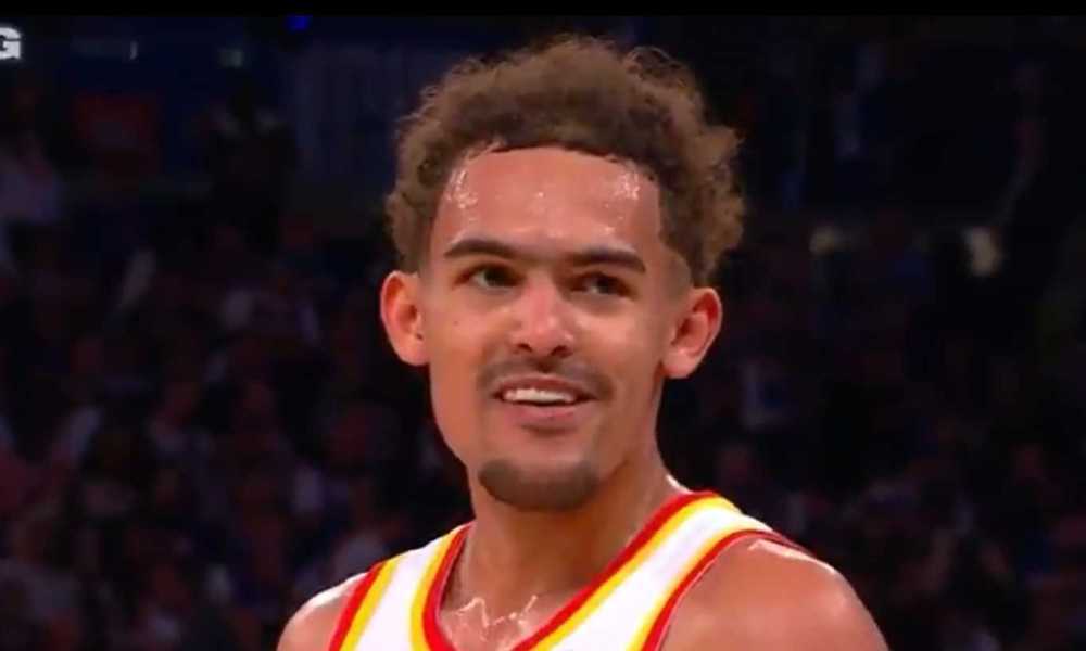Trae Young trolls Knicks in New York after being spit on and eliminating them from the playoffs