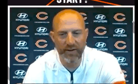 Chicago Bears coach Matt Nagy opened up about the possibility of Justin Fields starting over veteran Andy Dalton when Week One rolls around