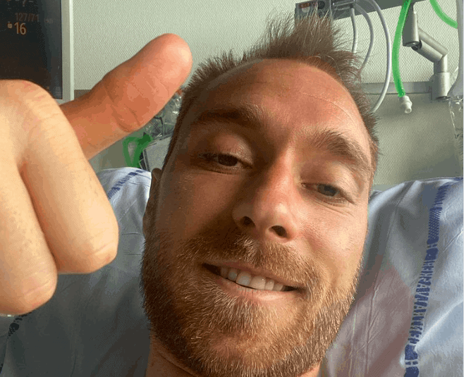 Denmark midfielder Christian Eriksen took to social media to thank fans in his first public comments since suffering cardiac arrest