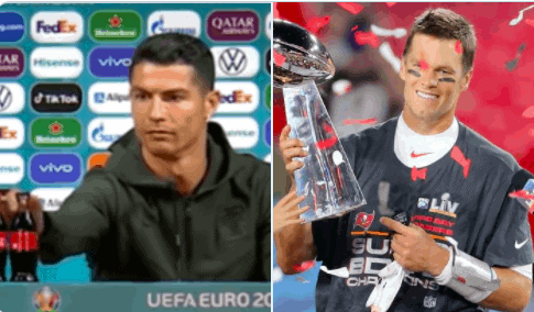 Tampa Bay Bucs quarterback Tom Brady took to social media to share his agreement with Cristiano Ronaldo about Coca-Cola
