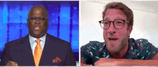 Fox Business host Charles Payne is going viral today after calling Barstool Sports president Dave Portnoy a "little bi**h' on live TV