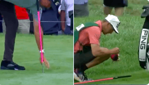 Bubba Watson snapped the head off of his driver during a miraculously perfect tee shot at the Travelers Championship on Friday