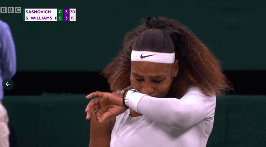 Fans, players, and members of the media are calling out the conditions on Centre Court of Wimbledon after Serena Williams retires with injury
