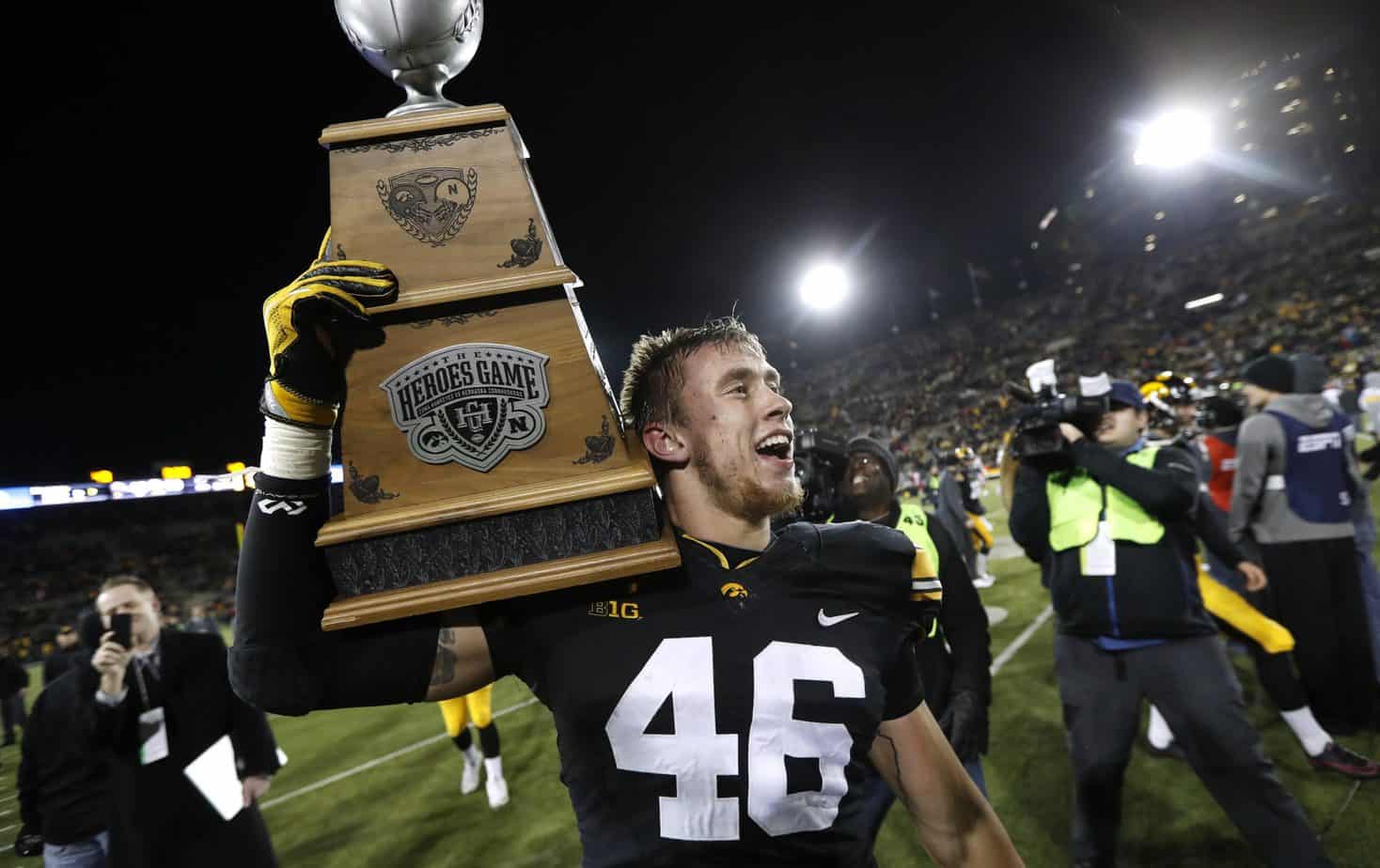 Former Iowa Hawkeye George Kittle took an apparent attempt by Nebraska to troll Iowa as an opportunity to ether the Cornhuskers