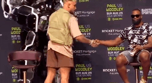 Youtuber Jake Paul got UFC veteran Tyron Woodley to agree to a ridiculous tattoo bet for their upcoming exhibition boxing match in August