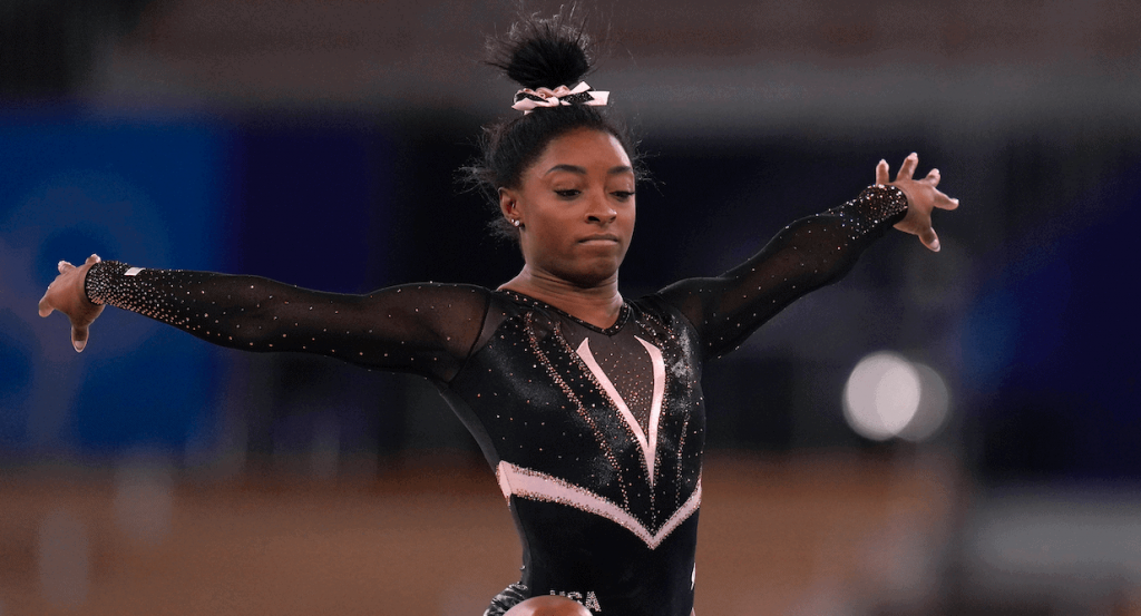Simone Biles took to social media to share her feelings after making a few mistakes in the early going during the Tokyo Olympics