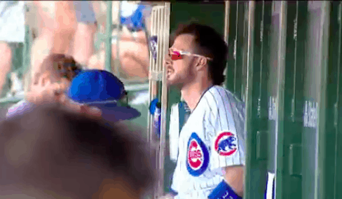 Chicago Cubs star Kris Bryant got emotion and took his time leaving Wrigley Field on Thursday afternoon, in what was likely time ever