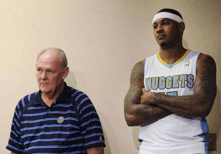 Former Denver Nuggets coach George Karl tore into Carmelo Anthony for saying he's looking to win a championship with the Lakers