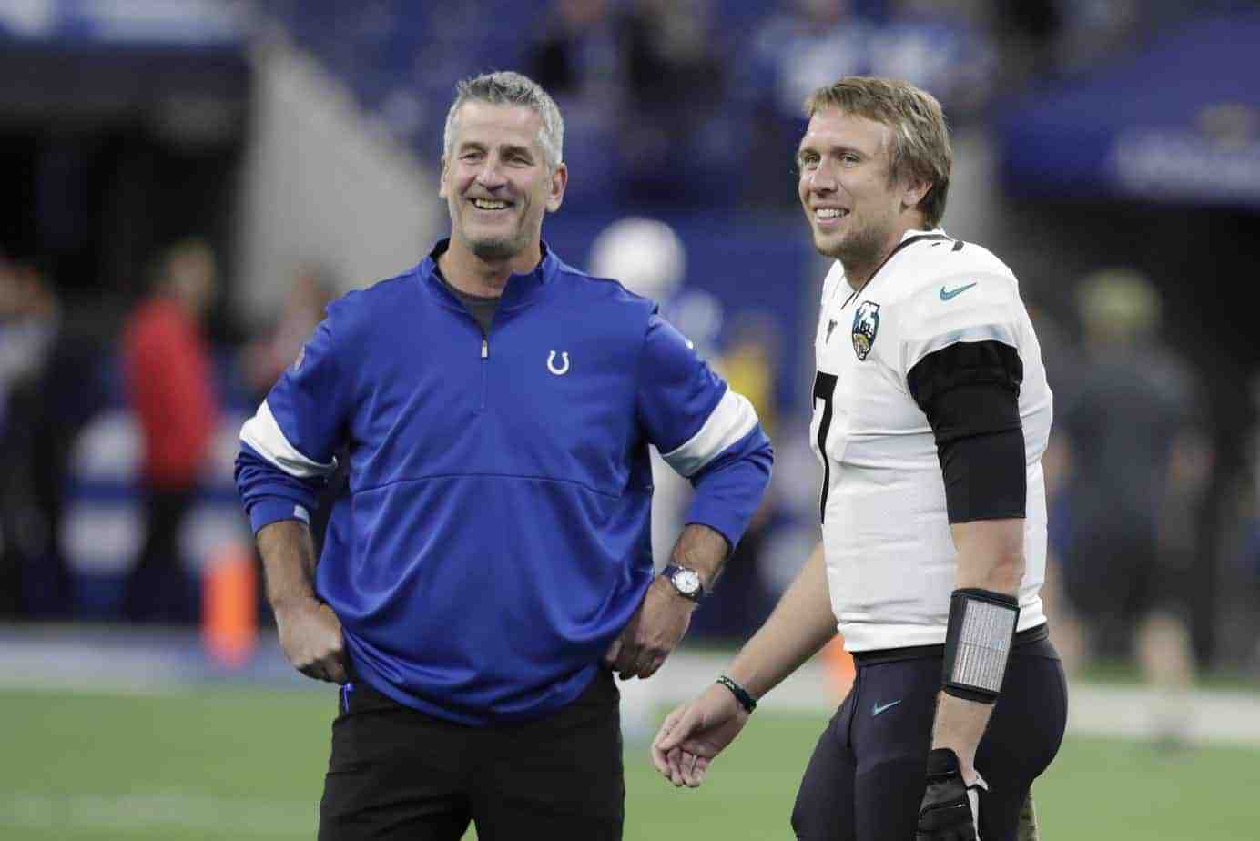 Chicago Bears quarterback Nick Foles spoke on the potential of a reunion with Frank Reich on the Colts after Carson Wentz has opted for foot surgery