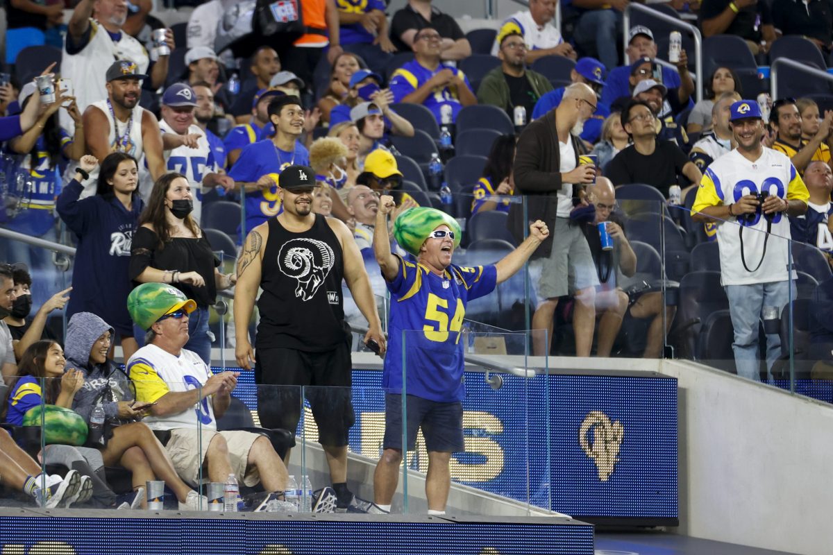 A massive brawl occurred during the first pre-season game at SoFi stadium between the Rams and Chargers on Saturday night.