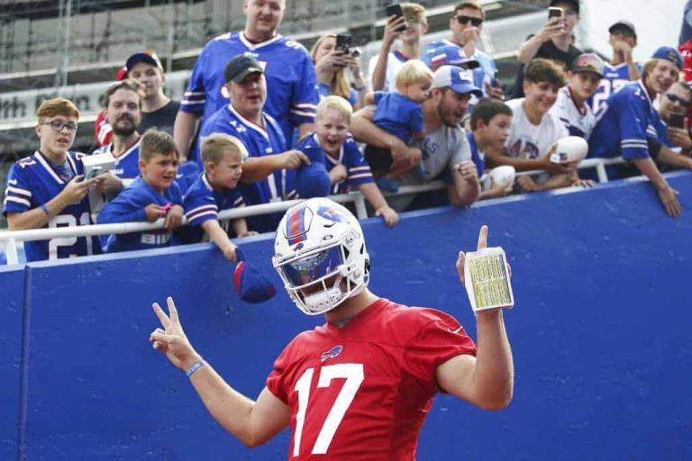 Jordan Poyer's wife, Rachel Bush, was in attendance at the Bills game on Sunday despite a new rule that requires vaccination proof prior to entry