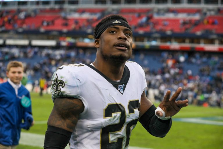 New Orleans Saints corner CJ Gardner-Johnson savagely trolled Tom Brady for breaking a tablet after throwing interception on Sunday