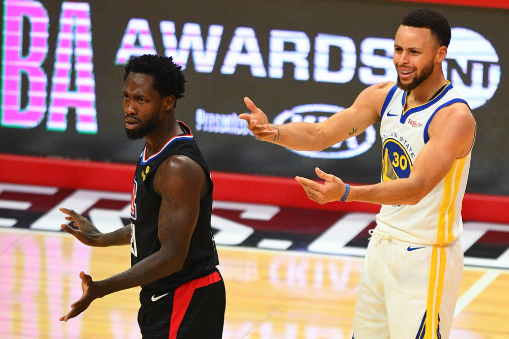 Veteran point guard Patrick Beverley has denied the long standing story that he told Steph Curry 'the next five years are mine' in 2019