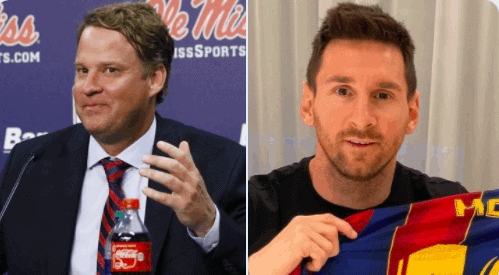 Ole Miss head coach Lane Kiffin has an idea for Lionel Messi after it was shockingly announced that the GOAT would not be returning to Barcelona