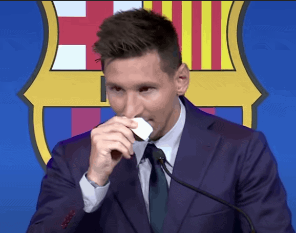 Lionel Messi gives emotional press conference