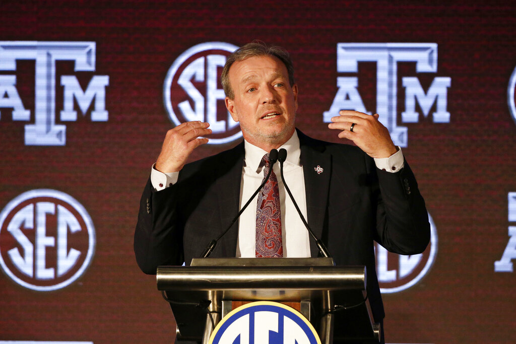 Texas A&M 2021 College FOotball schedule preview betting fantasy AGgies SEC Conference