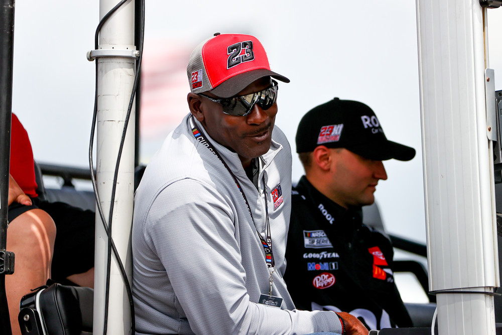 Michael Jordan reacted to the first win by his one and only driver of the 23XI team, Bubba Wallace, which was the first win by an African-American driver since 1963