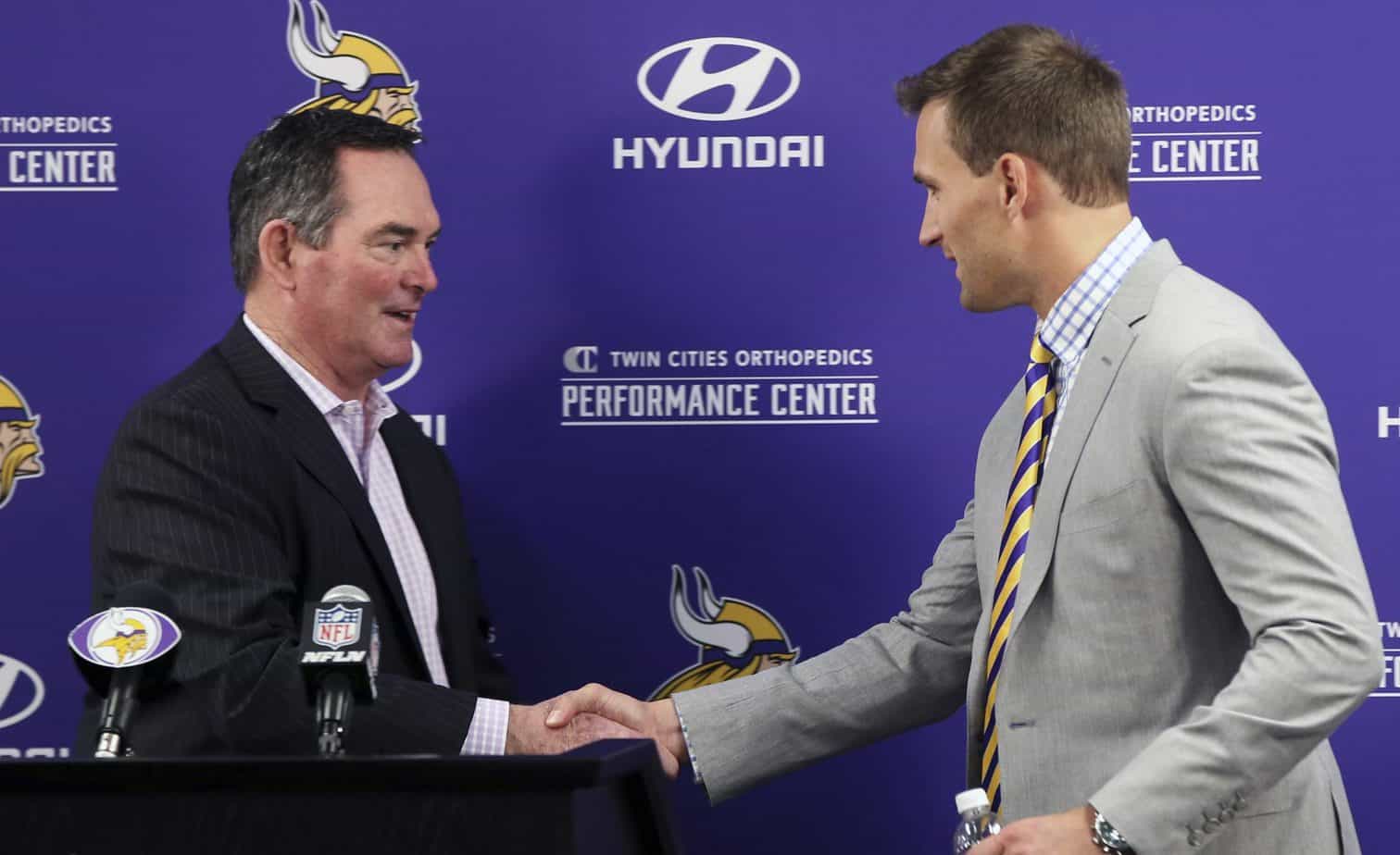 Minnesota Vikings head coach Mike Zimmer made an interesting revelation about his relationship with quarterback Kirk Cousins on Thursday
