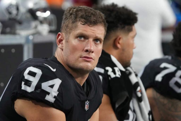 Las Vegas Raiders defensive lineman Carl Nassib took some time away from the team following the leak of Jon Gruden's homophobic emails