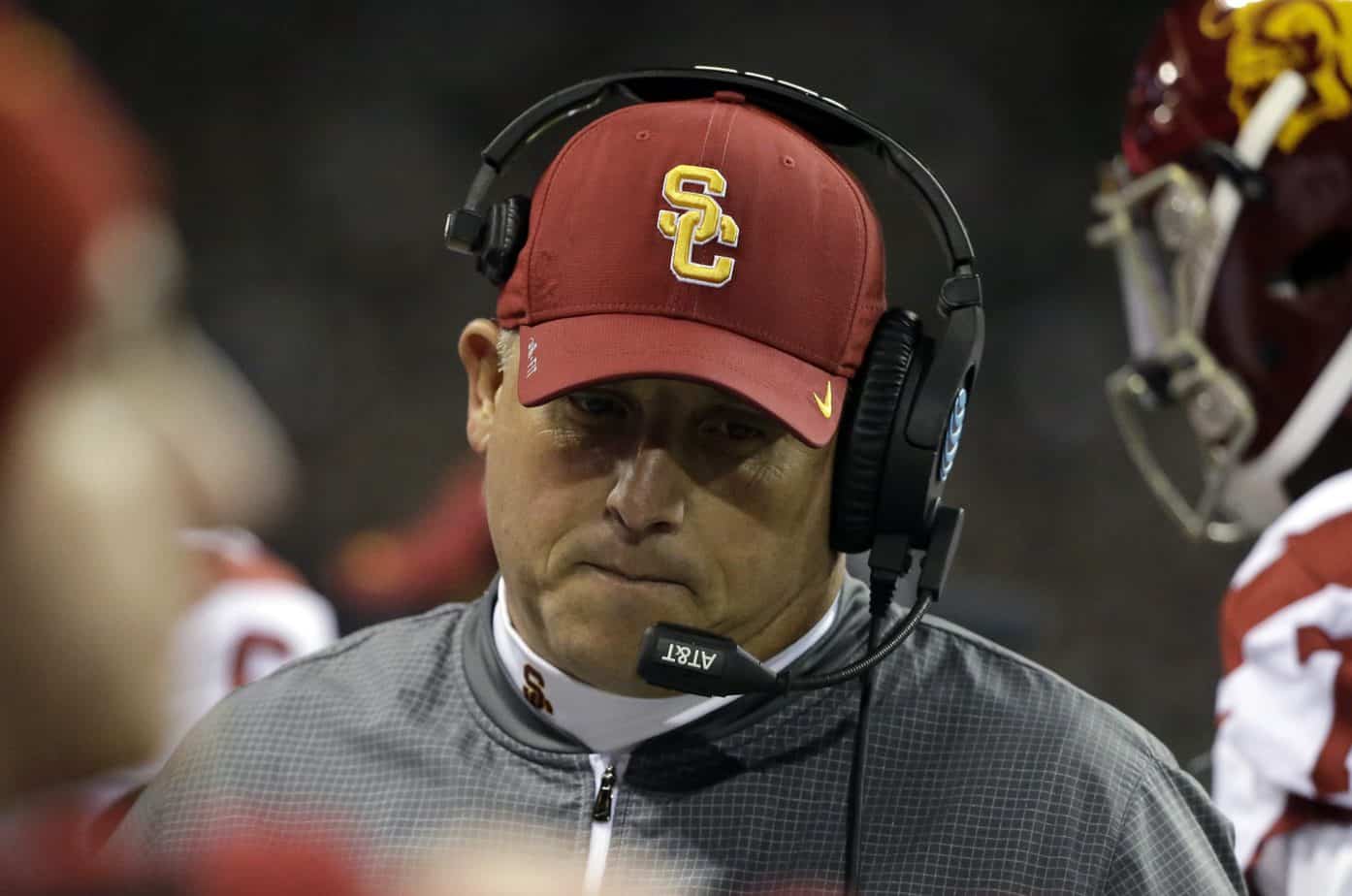 Fans swarmed social media after it was announced that Clay Helton has been fired by USC following an embarrassing loss to Stanford on Saturday