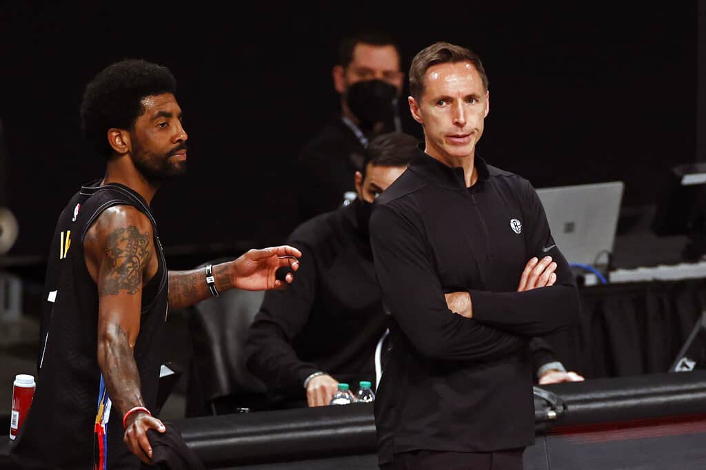 Brooklyn Nets head coach Steve Nash is sick of talking about Kyrie Irving and doesn't want to hear about his Instagram live session from earlier in the week
