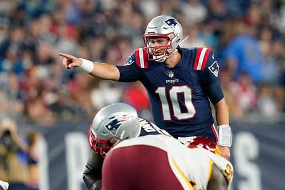 Mac Jones NFL player props betting picks best bets today tonight Saturday Night Football Week 15 Patriots vs. Colts free expert odds lines predictions moneyline parlays football betting projections
