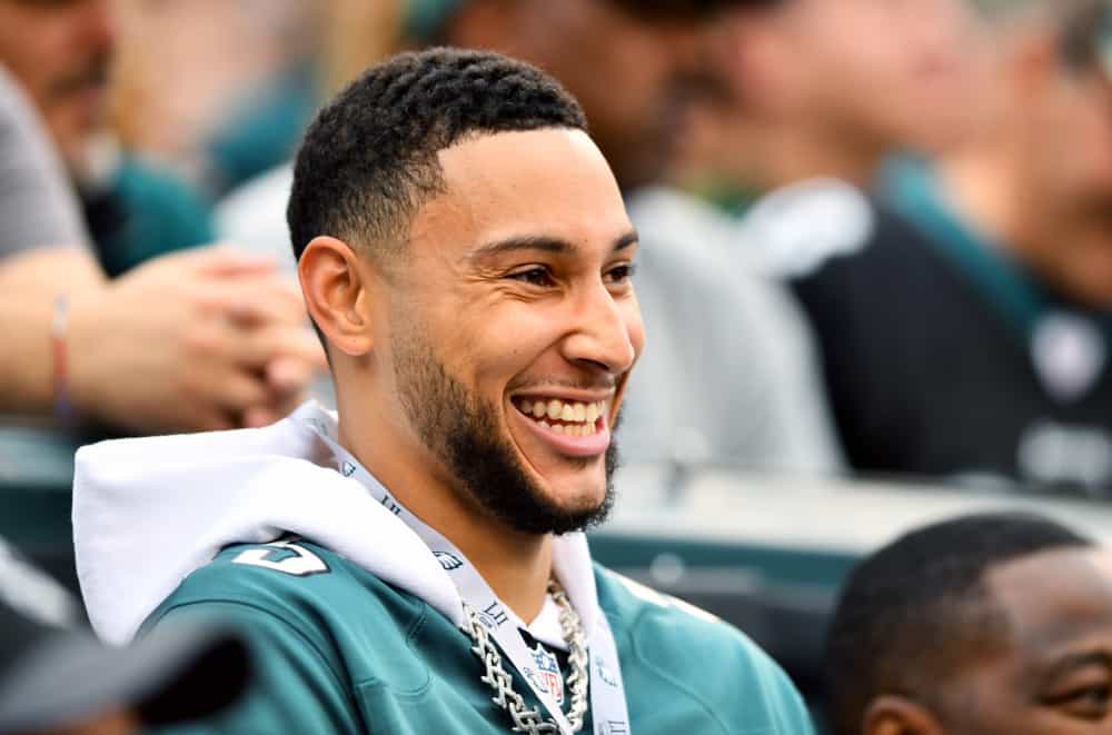 Dallas Cowboys receiver Noah Brown took issue with how Eagles offensive lineman Jason Kelce called out Ben Simmons to look cool for the fans